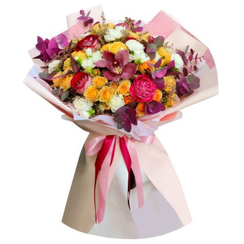 Цветочный букет «Королевский шарм»