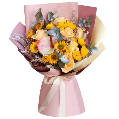 Цветочный букет «Эмоциональный всплеск»