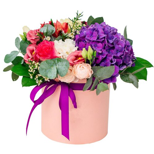 Цветочная композиция «Фиолетовая мечта»