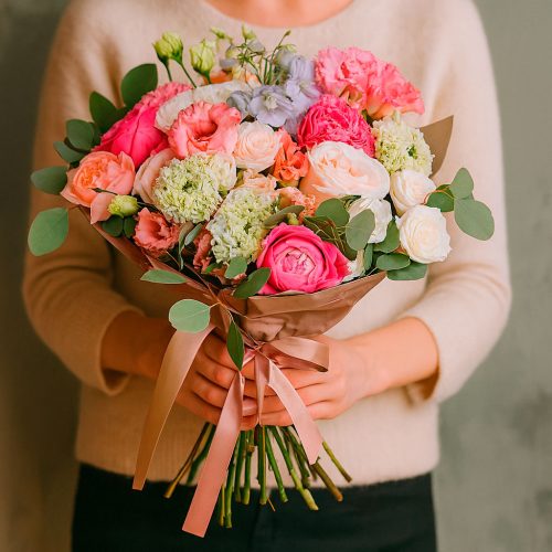 Букет цветов «Океанская свежесть»