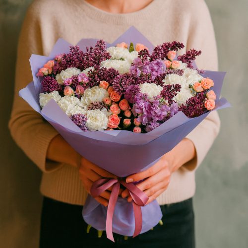 Букет цветов «Сиреневый Вальс»
