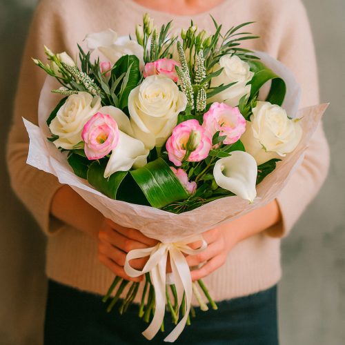 Букет цветов «Яблочное вдохновение»